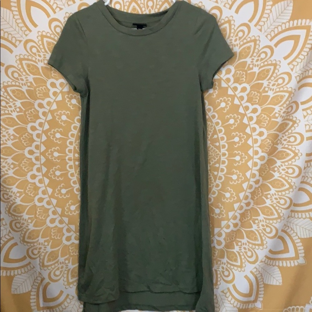 Army Green loose fitting Dress